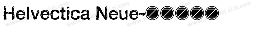 Helvectica Neue字体转换